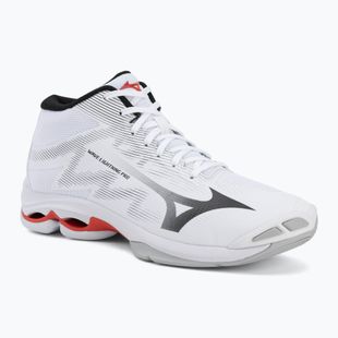 Volleyball shoes Mizuno Wave Lightning Pro Mid white/black/fiery red