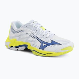 Volleyball shoes Mizuno Wave Lightning Elite white/lighting yellow/dazzling blue