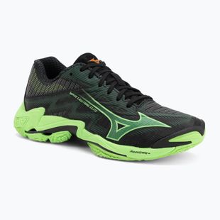 Volleyball shoes Mizuno Wave Lightning Elite black/glowing apple/mandarin orange