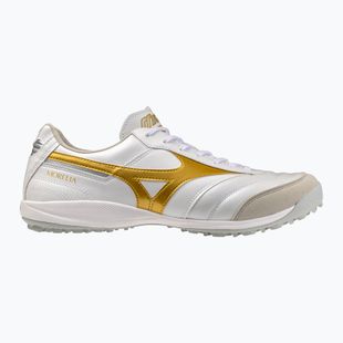 Football boots Mizuno Morelia Sala Elite TF white/football gold/galaxy silver