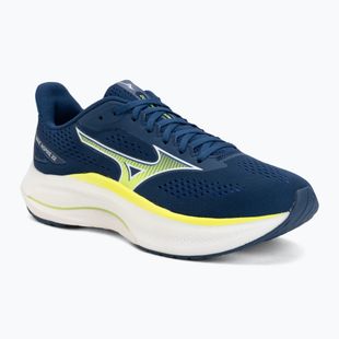 Men's running shoes Mizuno Wave Inspire 22 estate blue/lightning yellow
