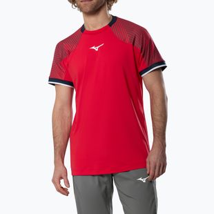 Men's T-shirt Mizuno Stargazer Shadow Tee fiery red