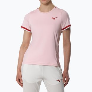 Women's tennis shirt Mizuno Stargazer Tee pinkesque