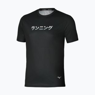 Men's running top Mizuno Core Graphic Tee black