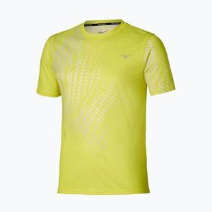 Men's running top Mizuno Core Graphic Tee lightning yellow