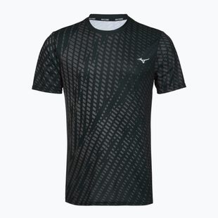 Men's running top Mizuno Core Graphic Tee black/gray