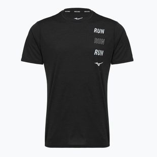 Men's running shirt Mizuno Core Run Short Sleeve Tee black