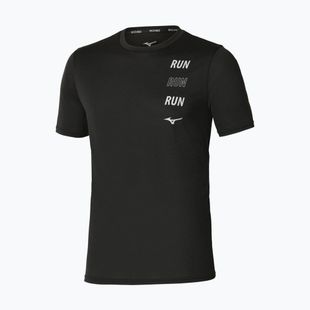 Men's running shirt Mizuno Core Run Short Sleeve Tee black