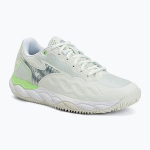 Women's padel shoes Mizuno Wave Enforce Court Padel phantom green/white/glowing ap