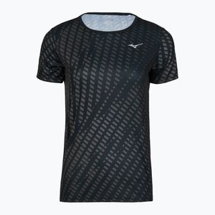 Women's running top Mizuno Core Graphic Tee black/gray