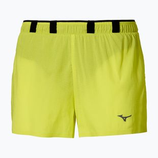 Men's running shorts Mizuno Tech Light Split 1.5 lightning yellow