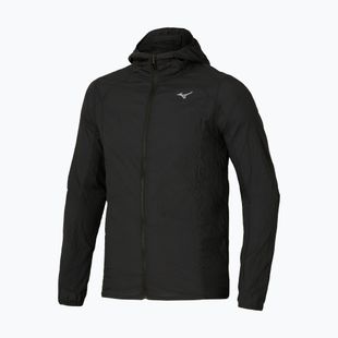 Men's running jacket Mizuno Tech Light Hooded black
