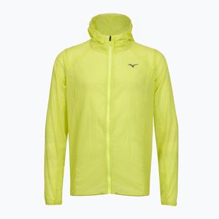 Men's running jacket Mizuno Tech Light Hooded lightning yellow