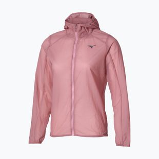 Women's running jacket Mizuno Tech Light Hooded Jacket rose elegance