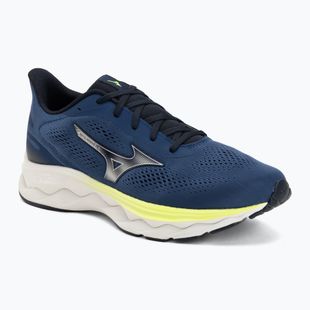 Men's running shoes Mizuno Wave Serene 2 estate blue/silver/lightning yellow