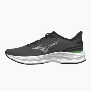 Men's running shoes Mizuno Wave Serene 2 black/silver/glowing apple