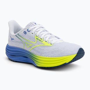 Women's running shoes Mizuno Wave Rider 29 white/lightning yellow/ultramarine