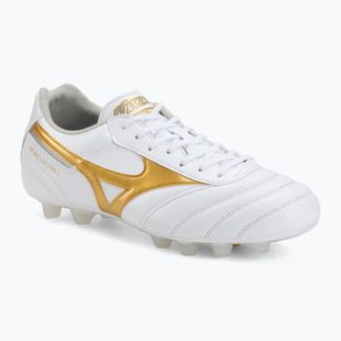 Football boots Mizuno Morelia II Pro FG white/football gold/galaxy silver