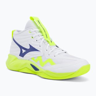 Volleyball shoes Mizuno Wave Momentum Pro Mid white/lightning yellow/dazzling blue
