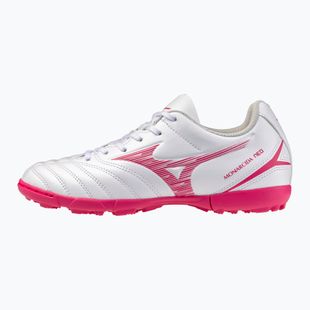 Children's football boots Mizuno Monarcida Neo III Select Jr AS white/fuchsia purple