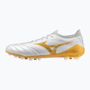 Football boots Mizuno Morelia Neo IV Beta Japan AG white/mp gold/cool gray 3c