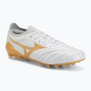 Football boots Mizuno Morelia Neo IV Beta Japan AG white/mp gold/cool gray 3c