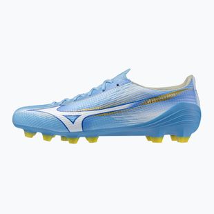 Football boots Mizuno Alfa III Pro FG celeste/white