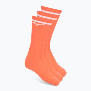 Socks Mizuno Training With Line Lava Orange