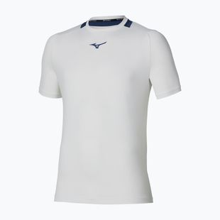 Men's tennis shirt Mizuno Tennis Core Short Sleeve Tee white/insignia blue