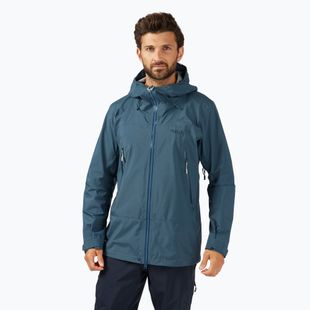 Women's rain jacket Rab Namche GTX orion blue