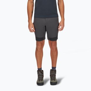 Men's Rab Torque Mountain shorts graphene/anthracite 2025