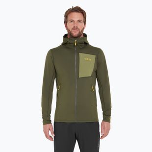 Men's Rab Superflux Hoody army sweatshirt