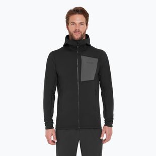 Men's trekking jacket Rab Superflux Hoody black