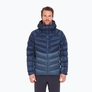 Men's Rab Glaceon Pro down jacket tempest blue/orion blue