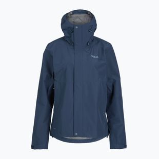 Women's rain jacket Rab Downpour tempest blue
