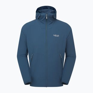 Men's softshell jacket Rab Borealis Hoody tempest blue
