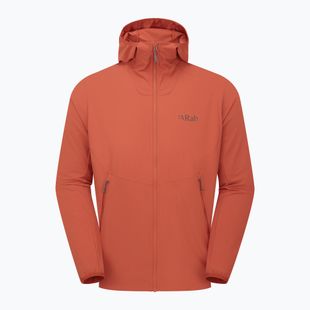 Men's softshell jacket Rab Borealis Hoody tuscan red