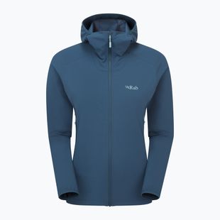 Women's softshell jacket Rab Borealis Hoody tempest blue