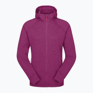 Women's Rab Nexus Hoody sweatshirt mulberry