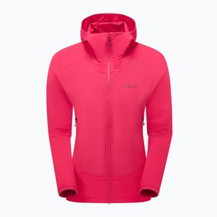 Women's softshell jacket Rab Borealis Hoody watermelon