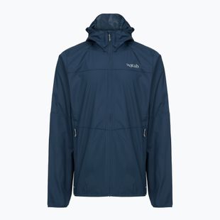 Men's Rab Windgather Hoody jacket tempest blue