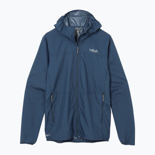 Men's Rab Windgather Hoody jacket tempest blue