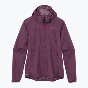 Women's wind jacket Rab Windgather Hoody mulberry