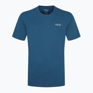 Men's Rab Stance Mountain Peak t-shirt tempest blue