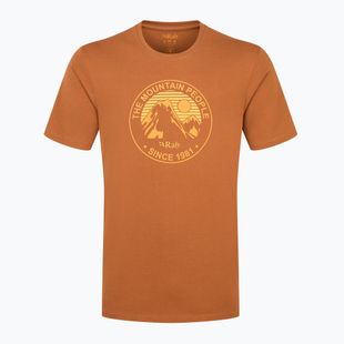 Men's Rab Stance Alpine Peak red earth t-shirt