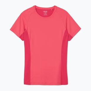 Women's Rab Trail Tee hibiscus/watermelon t-shirt