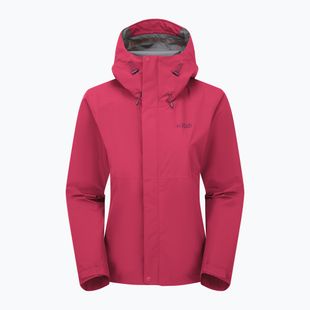 Women's rain jacket Rab Downpour watermelon