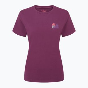 Women's t-shirt Rab Tuku Vista Tee mulberry