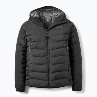 Men's down jacket Rab Infinity Windstopper Hoody black