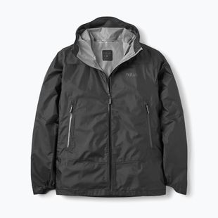 Men's rain jacket Rab Phantom Mountain black